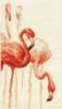 Схема вышивки «Фламинго(триптих)1»