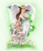 Схема вышивки «Летний ангел»