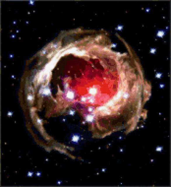Monocerotis (V838 Mon), космос, астрономия, туманность