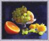Схема вышивки «Апельсины и виноград»