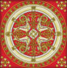 Схема вышивки «Подушка 7 Славянское золото»