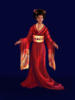Схема вышивки «в красном кимоно»