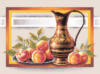 Схема вышивки «Натюрморт с  персиками»