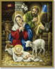 Схема вышивки «Рождение христа»