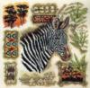 Схема вышивки «Африка:зебра»