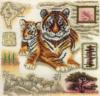 Схема вышивки «Африка: тигры»