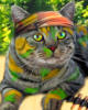 Схема вышивки «Кот вояка»