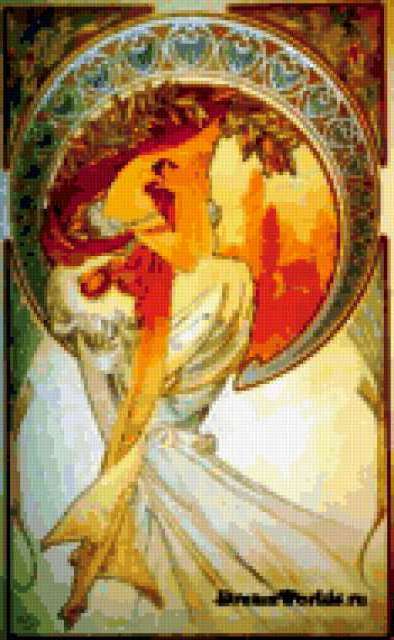 Художник А. М., портрет, живопись, женщина