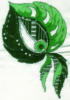 Схема вышивки «Зелёнка»