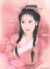 Схема вышивки «Китаянка в розовом»