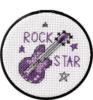 Схема вышивки «ROCK STAR»