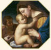 Схема вышивки «Мадонна с младенцем»