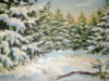 Схема вышивки «Зима (Картина М. Данилиной)»