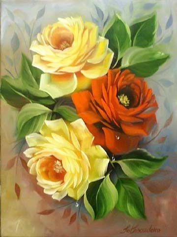 21, розы, цветы, букет, живопись, картина