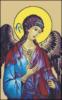 Схема вышивки «Икона архангел михаил»