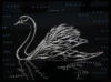 Схема вышивки «Лебедь в ночи»