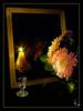 Схема вышивки «Цветы, зеркало, свеча»