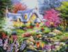 Схема вышивки «Цветочный дом»