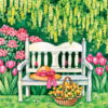 Схема вышивки «Весенний сад»