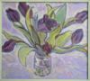 Схема вышивки «Фиолетовые тюльпаны»
