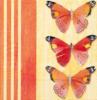 Схема вышивки «Подушка с бабочками»