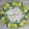 Схема вышивки «Венок из лимонов»