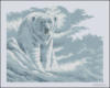 Схема вышивки «Белый медведь»