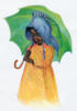 Схема вышивки «Девочка с зонтиком»