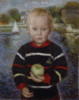 Схема вышивки «Мальчик с яблоком»