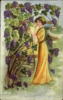 Схема вышивки «Девушка в винограднике»