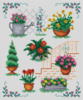 Схема вышивки «Декоративные цветы»
