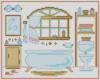 Схема вышивки «Панно для ванной комнаты»