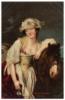 Схема вышивки «Портрет девушки с лошадью»