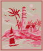 Схема вышивки «Картина в розовом цвете»