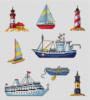 Схема вышивки «Корабли, кораблики 2»