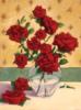 Схема вышивки «Роскошные красные розы»