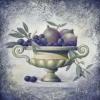 Схема вышивки «Еще ваза с фруктами»