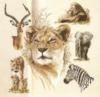 Схема вышивки «Африканские животные»