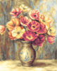 Схема вышивки «Букет цветов в вазе»