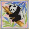 Схема вышивки «Подушка " панда"»