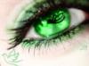 Схема вышивки «Зелёный глаз»