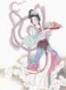 Схема вышивки «Китайская живопись.Танец »