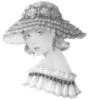 Схема вышивки «Леди в шляпке»