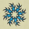 Схема вышивки «Snowflake (abstract)»