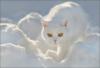 Схема вышивки «Снежны кот»