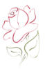 Схема вышивки «Рисунок "Роза"»