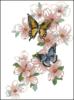 Бабочки на цветах: оригинал