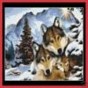 Схема вышивки «Wolfs Family»
