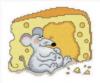 Схема вышивки «Мышка и сыр»