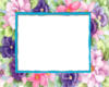 Схема вышивки «Рамка для фото(цветы)»
